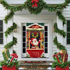 Cubierta De Puerta De Navidad Decoración