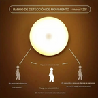 Lámpara LED recargable con sensor de movimiento