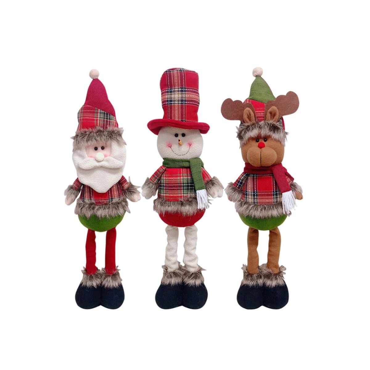 Decoraciones navideñas muñecos de pie