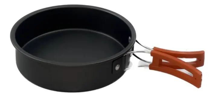 Set de Cocina para Camping – Kit Completo de Aluminio Apilable y Portable