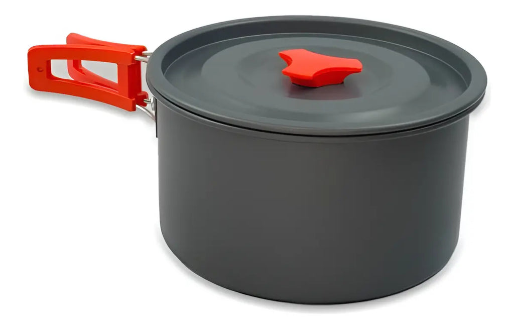 Set de Cocina para Camping – Kit Completo de Aluminio Apilable y Portable